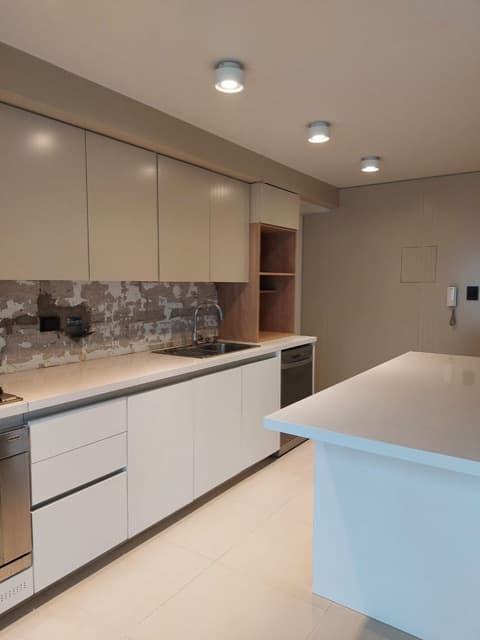Cocina con isla, proyecto del estudio